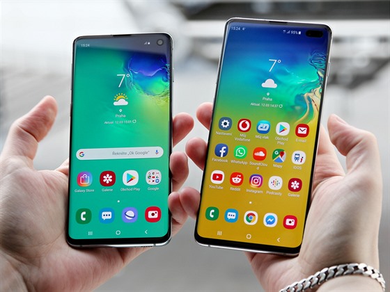 Samsung Galaxy S10 a Galaxy S10+