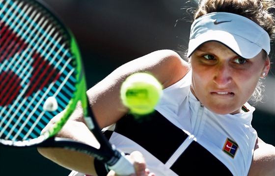Markéta Vondrouová v osmifinále turnaje v Indian Wells