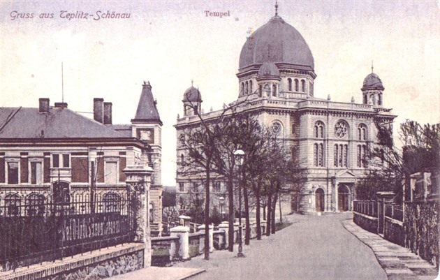 idovská synagoga v Teplicích byla postavena roku 1882 v novorenesanním slohu....