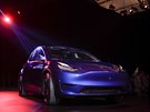 Tesla Model Y se premiérově představuje v kalifornském Hawthorne.