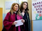 Prezidentská kandidátka Zuzana aputová práv odvolila v jedné z volebních...