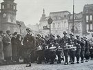 Wehrmacht prochází v beznu 1939 samotným centrem Ostravy, dnením Masarykovým...