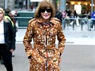 Na elegantní kabáty si Anna Wintourová potrpí.