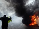 Píznivci hnutí lutých vest znovu demolovali nejen tídu Champs-Élysées, ale i...