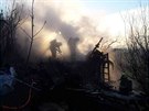 Brnnt hasii v ter rno likvidovali por chaty v Novm Lskovci.