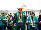 V Londýn� slavili den svatého Patrika. (17. b�ezna 2019)