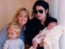 Michael Jackson, Debbie Roweová, Paris Jacksonová a Michael Joseph Prince...