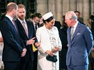 Princ William, princ Harry, vévodkyně Meghan a princ Charles (Londýn, 11....