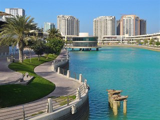 Amwaj Islands. Centrální marína
