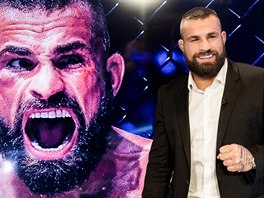 MMA zpasnk Karlos Vmola v diskusnm poadu Rozstel (18. bezna 2019)