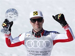 Marcel Hirscher s kilovm glbem za slalom.