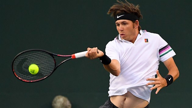 Jared Donaldson se opr do mku na turnaji v Indian Wells.