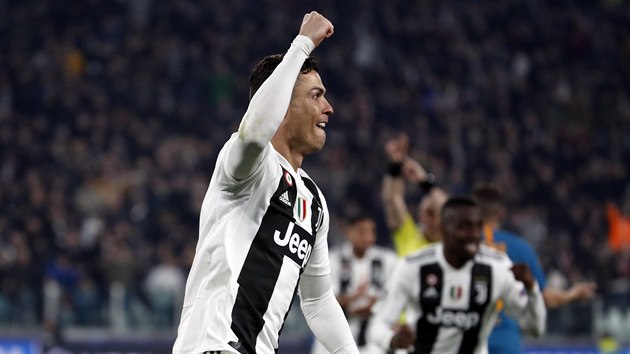 Cristiano Ronaldo (Juventus) pomohl svmu celku smazat ztrtu proti Atltiku Madrid.