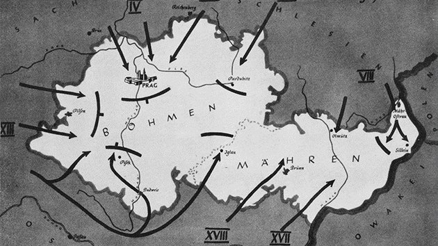 Jihlava byla jedním z hlavních cílů postupu německých jednotek. Okupanti se však zajímali i o strategická letiště v regionu.