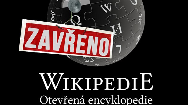 Otevená encyklopedie bude na den zavená. Wikipedia tak protestuje proti...