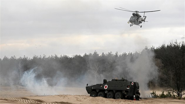 Vojensk cvien pi oslavch 20. vro vstupu eska, Polska a Maarka do NATO.