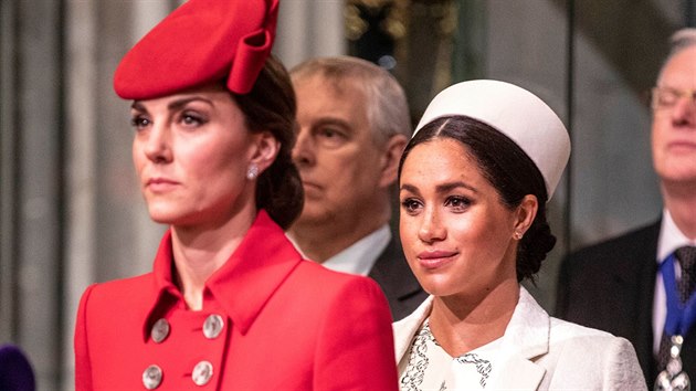 Vévodkyně Kate a vévodkyně Meghan (Londýn, 11. března 2019)