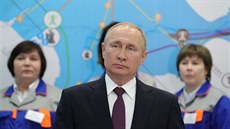 Ruský prezident Vladimir Putin v rámci oslav pátého výroí anexe Krymského...
