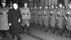 15. b�ezna 1939. Emil Hácha v okupované Praze