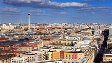 Centrum nmeckého Berlína se známou televizní ví