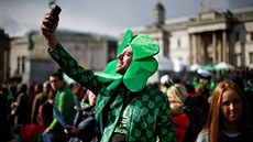 V Londýn slavili den svatého Patrika. (17. bezna 2019)