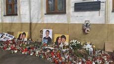 Pieta za zavražděného novináře Jána Kuciaka a jeho snoubenku Martinu Kušnírovou...