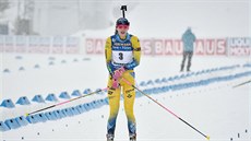 Zklamaná Hanna Öbergová po tvrtém míst v závod s hromadným startem na...