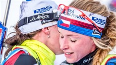 Biatlonistka Markéta Davidová dojela stíhací závod ve védském Östersundu na...