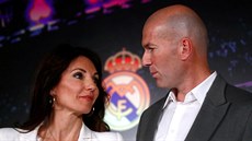 Zinedine Zidane jako staronový trenér Realu Madrid a jeho paní Veronique