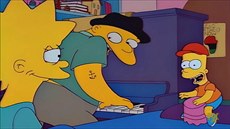 Zábr z odebrané epizody seriálu Simpsonovi