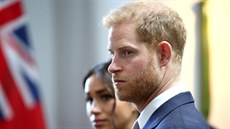 Princ Harry a vévodkyn Meghan na návtv Canada House u píleitosti oslav...