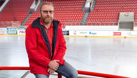 Sportovn manaer olomouckch hokejist Josef Podlaha