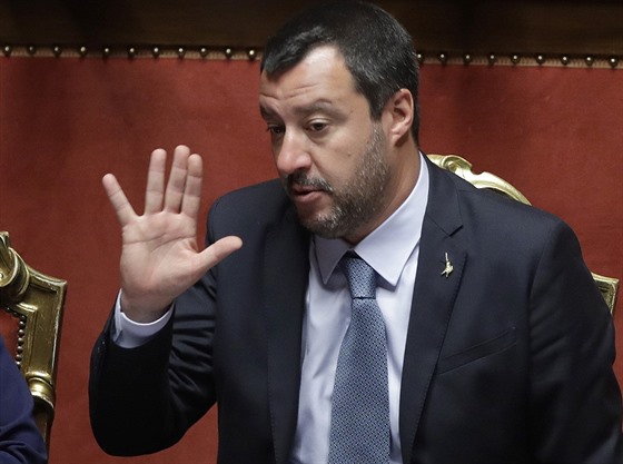Italský premiér Matteo Salvini (20.03.2019)