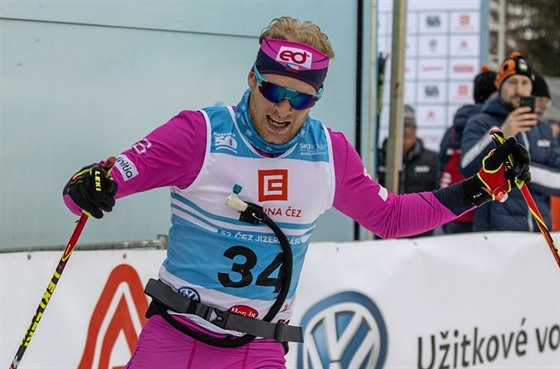 Alexis Jeannerod v cíli Birkebeinerrennetu