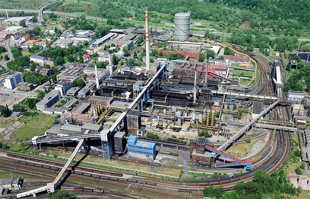 Koksovna OKK v Ostrav�-P�ívozu z vý�ky.