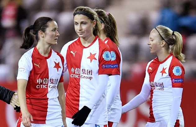Slávistky na úvod osmifinále Ligy mistryň podlehly Arsenalu