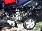 Nehoda dvou osobnch aut u Moravsk Nov Vsi (23. 3. 2019)