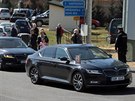 Nvtva prezidenta republiky Miloe Zemana v Milhostov na Chebsku. (21. 3....