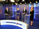 Finalisté pímých voleb slovenského prezidenta Zuzana aputová a Maro efovi...