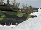 Bojov vozidlo pchoty CV90 Mark IV., se kterm se vdsk vrobce Hgglunds...