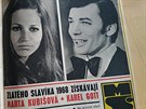 Zlatého slavíka za rok 1968 získali Marta Kubiová a Karel Gott. Ocenní...