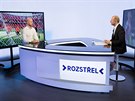 Záloník fotbalové Slavie Miroslav Stoch v diskusním poadu Rozstel. (28....
