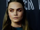 SYDNEY, AUSTRALIA - JULY 05:  Cara Delevingne wears Dion Lee at the Australian premiere of 'Paper Towns' at Miranda Westfield on July 5, 2015 in Sydney, Australia.  (Photo by Lisa Maree Williams/Getty Images)