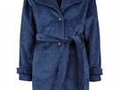 Modrý manestrový kabát s páskem, Esprit, 3 499 K