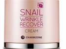 Pleový krém s extraktem ze neího slizu, Snail Wrinkle Recover Cream, Charming, 1849 K