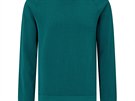 Zelený pletený svetr