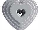 Forma na bábovku patrové srdce Tiered Heart Bundt®, Kulina, 1 170 K