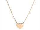 Zlatý náhrdelník s pívkem srdíka, Kat.jewelry, katdot.com, 3 200 K
