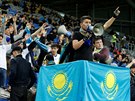 Fanouci Kazachstánu v úvodním kvalifikaním utkání o postup na Euro 2020 proti...