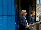 Pedsedové Evropské rady e Evropské komise na tiskové konferenci po summitu EK...